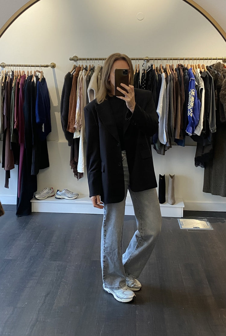 Blazer noir oversize
