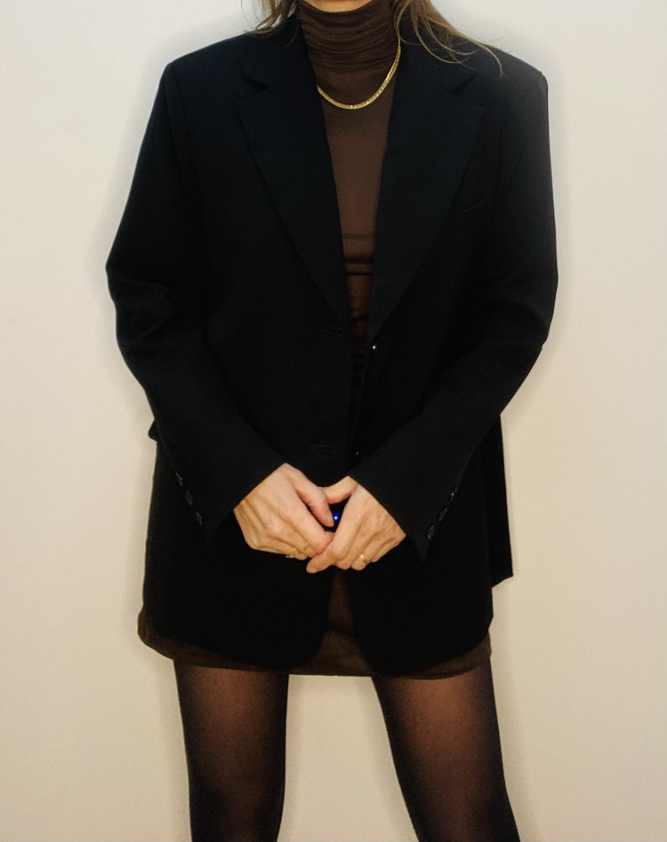 Blazer noir oversize