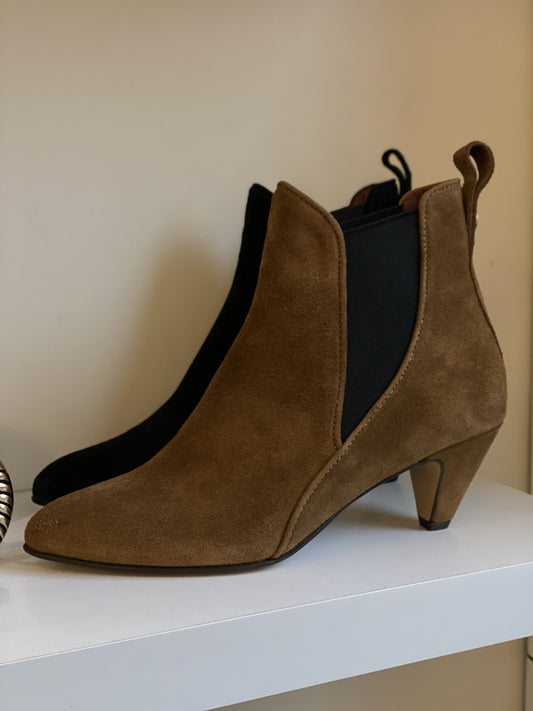 Boots Anonymous Copenhagen en velours Cinnamon