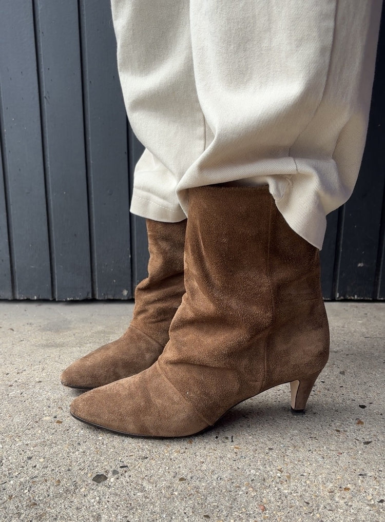 Boots The Seller marron