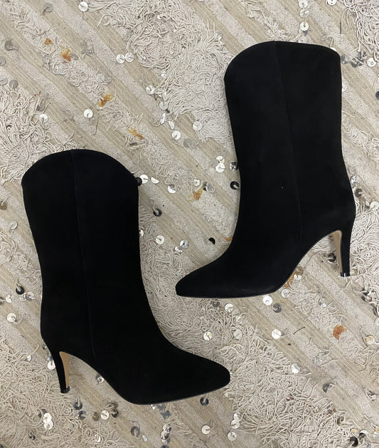 Boots The Seller en velours noir