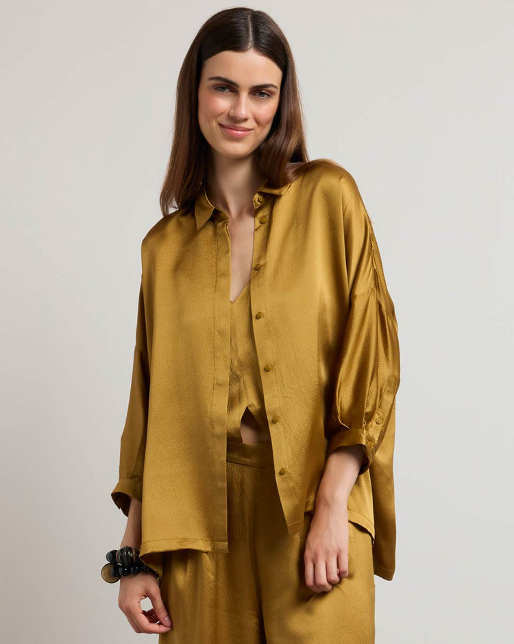 Chemise en soie Karma Koma Manon Rhum