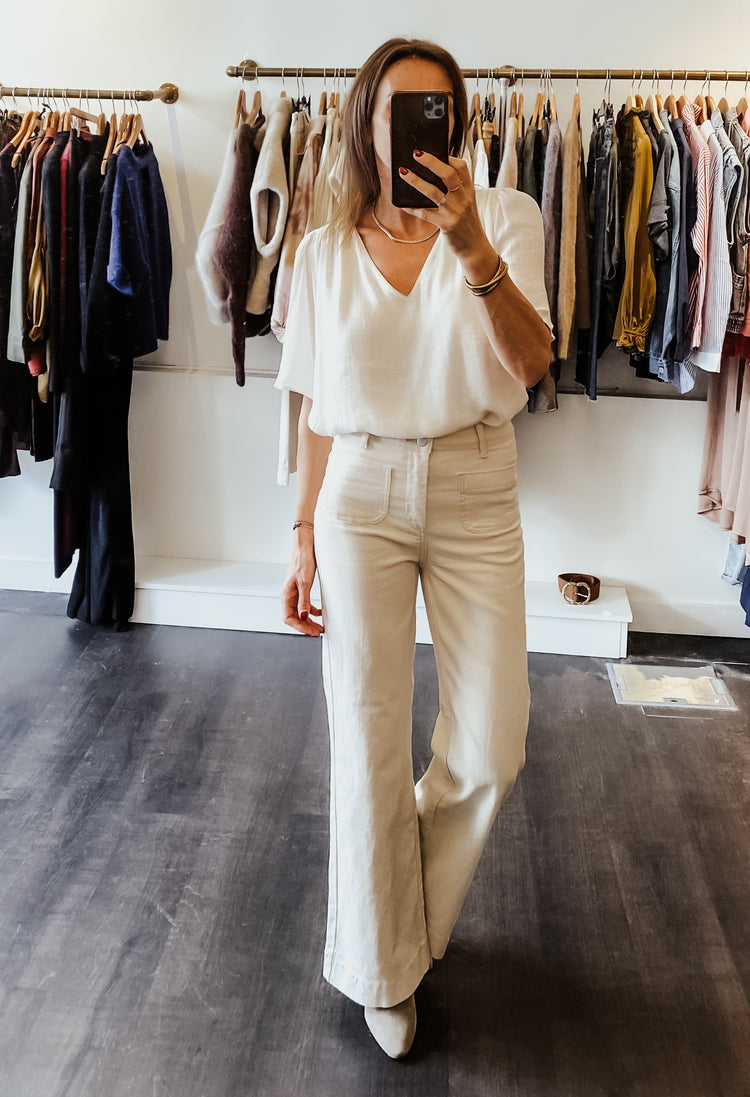 Jean Flare naturel