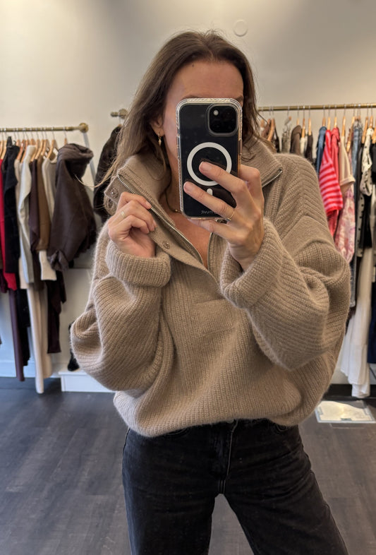 Pull oversize à col camionneur Karma Koma
