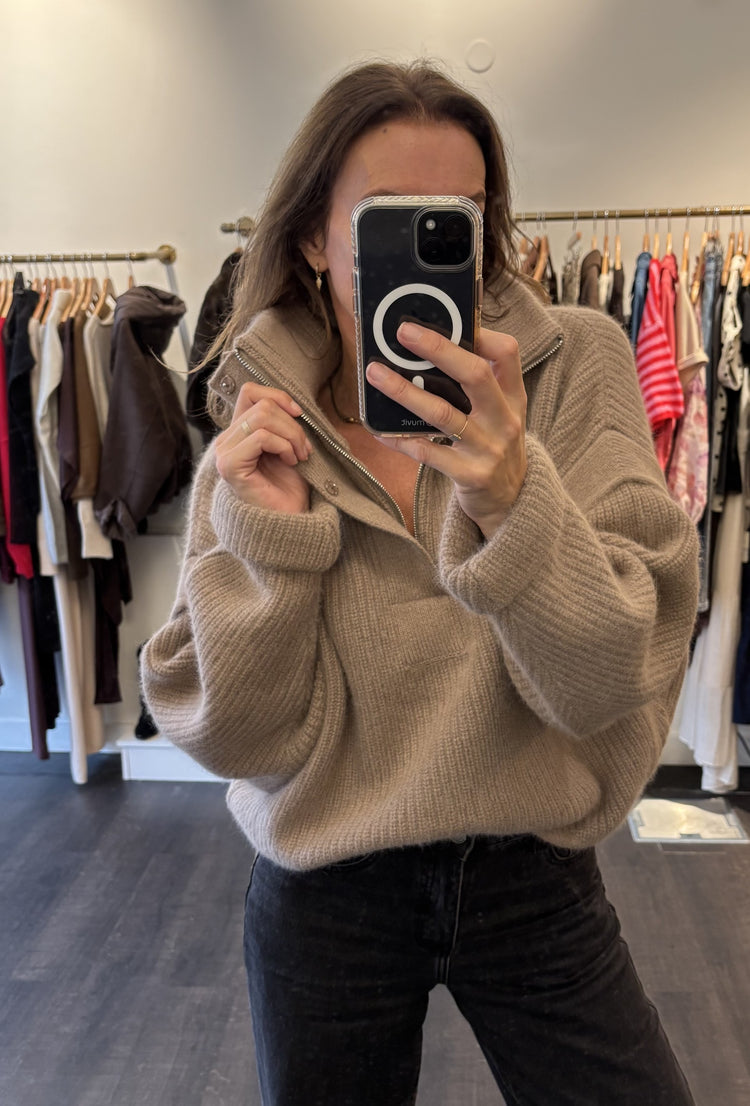Pull oversize à col camionneur Karma Koma