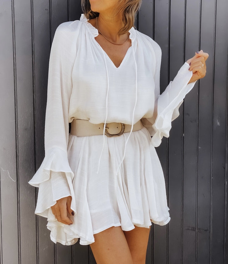 Robe bohème blanche