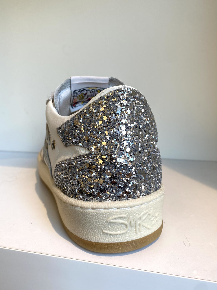 Baskets en cuir blanc Semerdjan