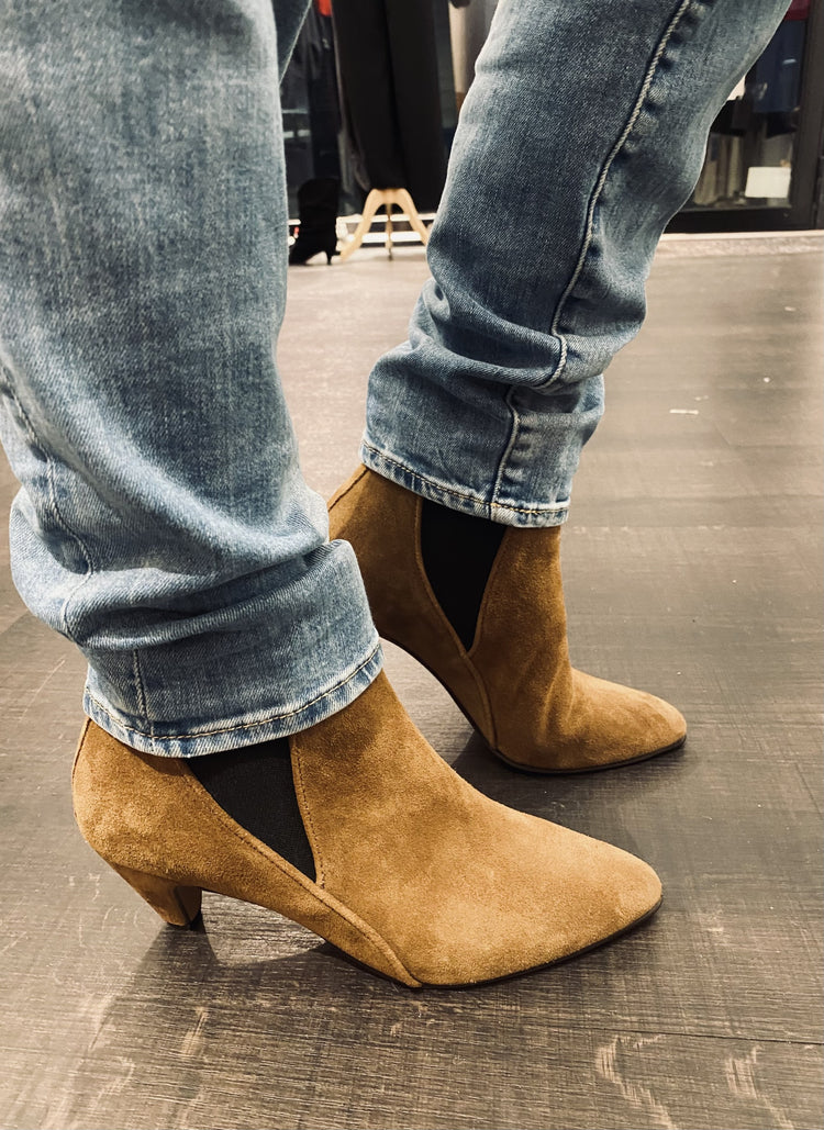 Boots Anonymous Copenhagen en velours Cinnamon