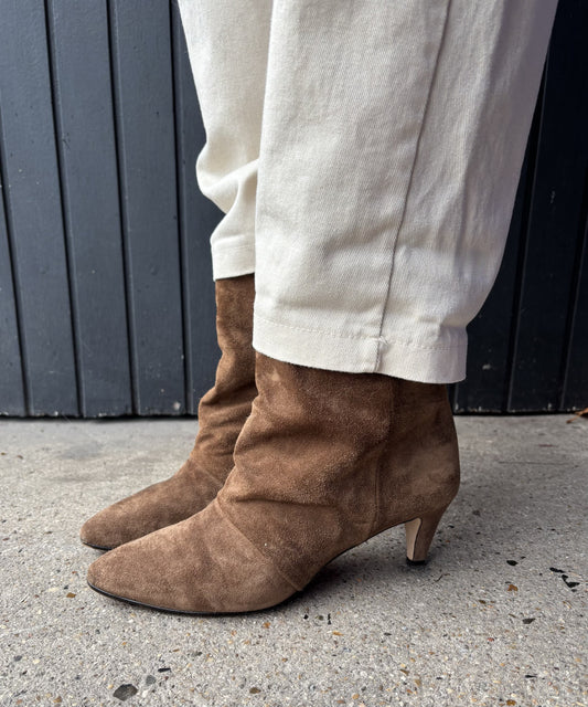 Boots The Seller marron