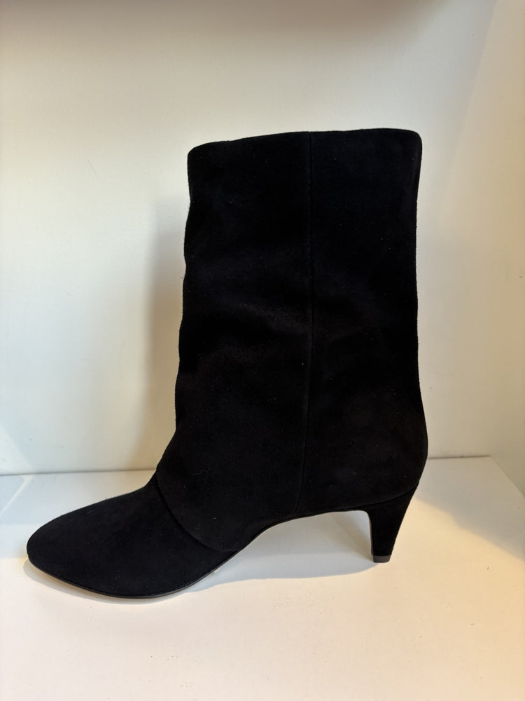 Boots The seller SE4001 en velours noir