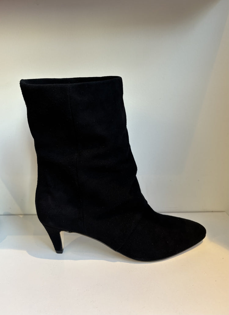 Boots The seller SE4001 en velours noir