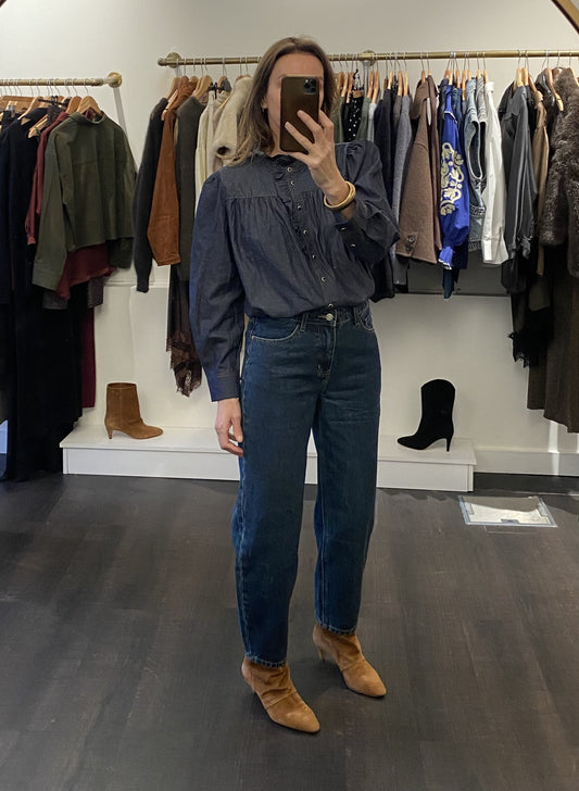 Chemise en jean brut