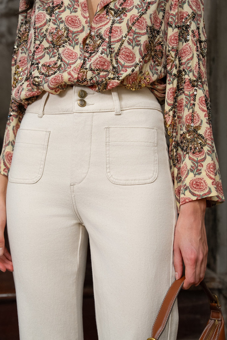 Jean Flare naturel
