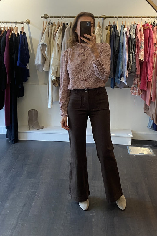 Jean Flare chocolat