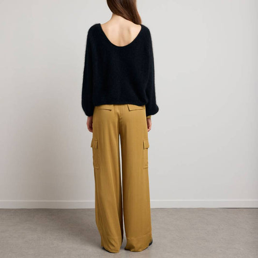 Pull Lauper en angora Karma Koma noir