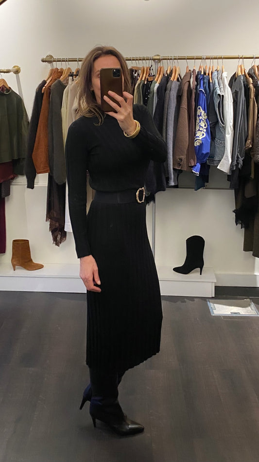 Robe pull noire