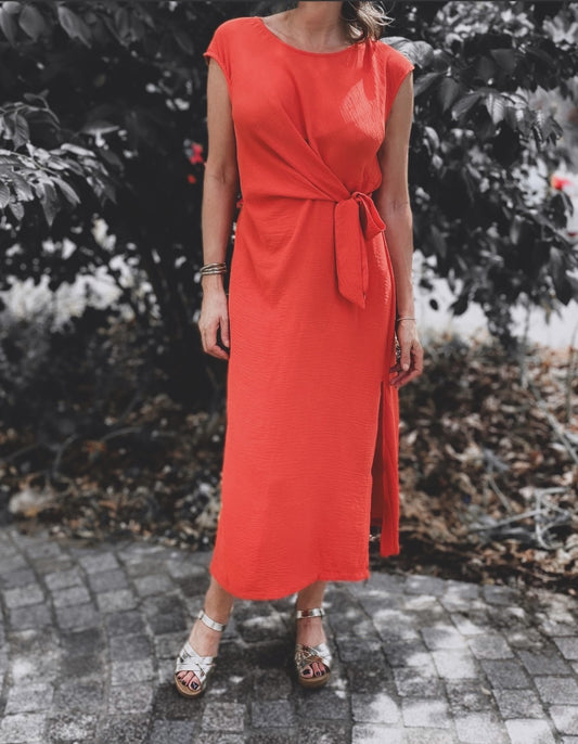 Robe Sézane corail