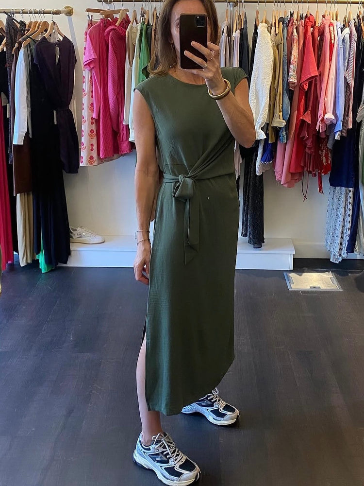 Robe Sézane kaki
